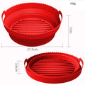 Hot Sale High Quality Custom Air Fryer Accessories Set Reusable Non-Stick Basket Pot Silicone Liner Air Fryer Mold