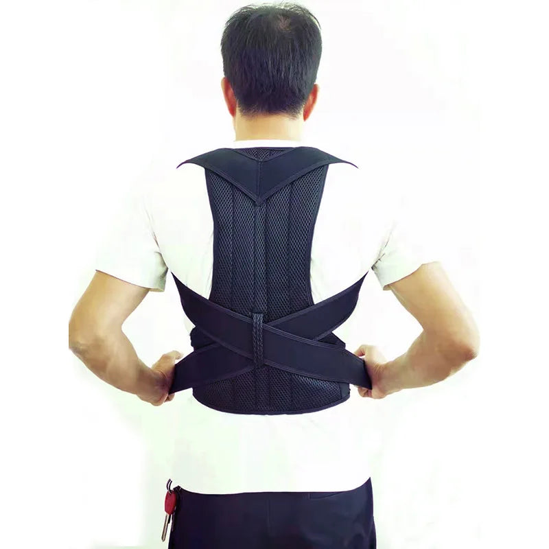 Adjustable Long Strap Multifunctional Posture Correction Belt Waist Support Adjustable Back Support Posture Correction
