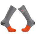 Unisex 80% Cotton Winter Warm Feet Ski Socks Electric Rechargeable Thermal Heated Casual Crew for Snowboarding Indoors Outdoors
