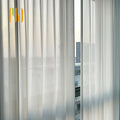 Modern 2025 New Design Imitated Silk Sheer Curtain Woven for the Living Room