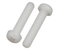 M2 M3 M4 Plastic Nylon Cross Pan Round Head Machine Screws Bolts