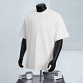 Men's Trendy Summer Top New American West Coast Style Solid Tshirts Combed Cotton Short Sleeve T-Shirt Loose Fit Tee Men