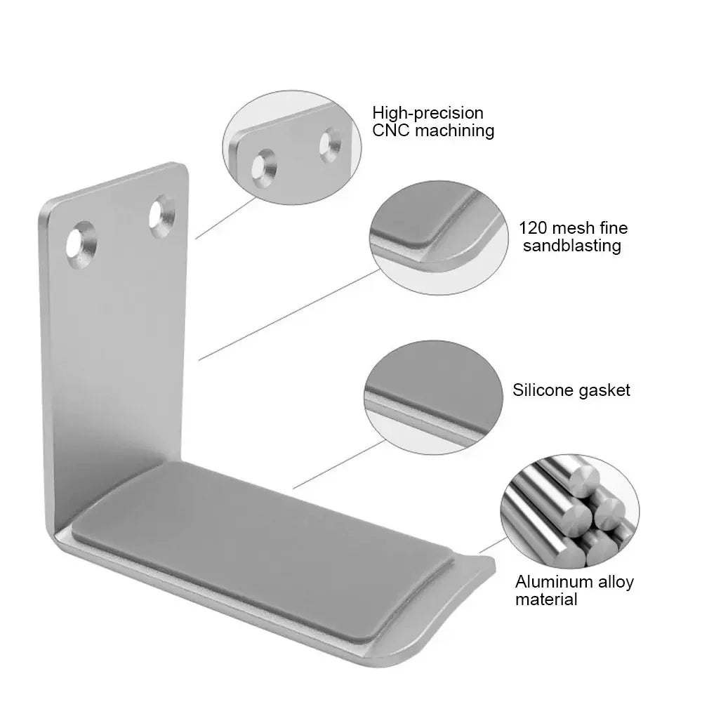 China Customized L Shape Shelf Bracket for PS5 PS4 XBOX Bracket Holder Metal Stamping Wall Mount Bracket