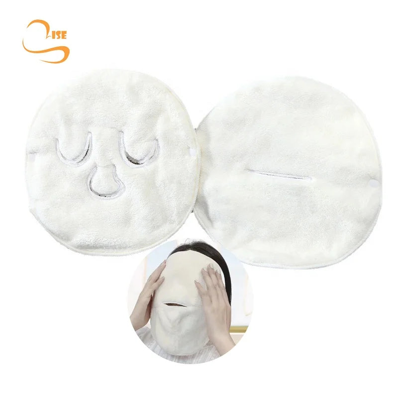 New Arrival Reusable Fluffy Soft Face Towel Mask Beauty Care Revitalizing Facial Mask for Women Girls