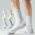 Custom Logo Professional Breathable Terry Damping Men's Anti Slip Sports Football Elite Basketball Socks Crew Socks Men