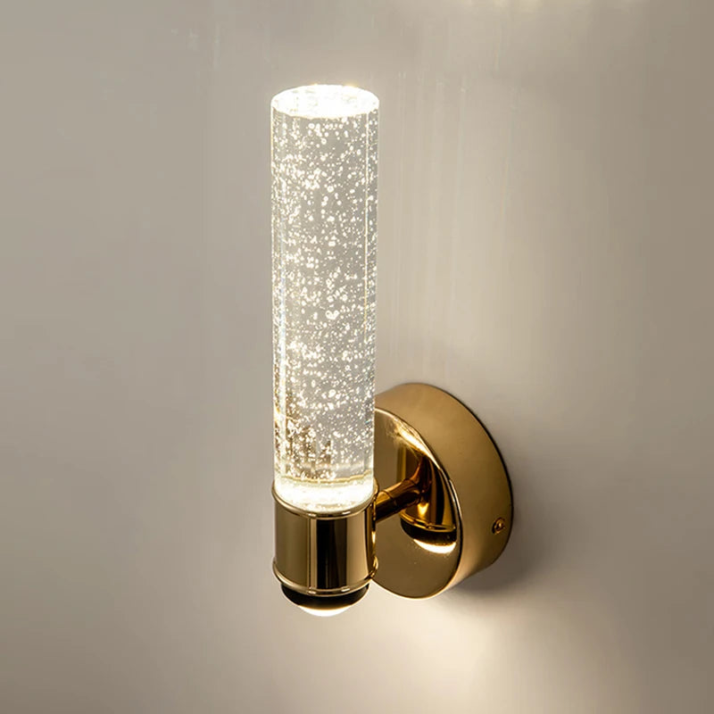 Indoor Home Decor Gold Luxury Crystal Wall Lamps Wholesale Nordic Modern Led Wall Lamp for Living Room Hotel Bedroom
