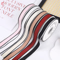 Zexwrap Black Edge Polyester Ribbon Gift Wrap Handwork Flower Ribbon