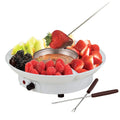 Deluxe Electric Cheese Melting PP Plastic Fountain Pot Set Forks Party Serving Tray Home Kitchen Eco-Friendly Valentine's Day