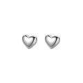 Valentine's Day Gift 925 Sterling Silver Heart Stud Earrings Fashion Drop Jewelry for Women