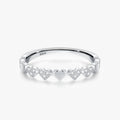 Ailmay Real 925 Sterling Silver Hearts Fashion Shiny CZ Finger Ring for Women Romantic Valentine's Day Sterling Silver Jewelry