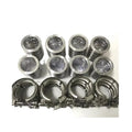 Car Accessories 1.5 Inch Stainless Steel Exhaust Quick Release V Band Clamp Flange Kits