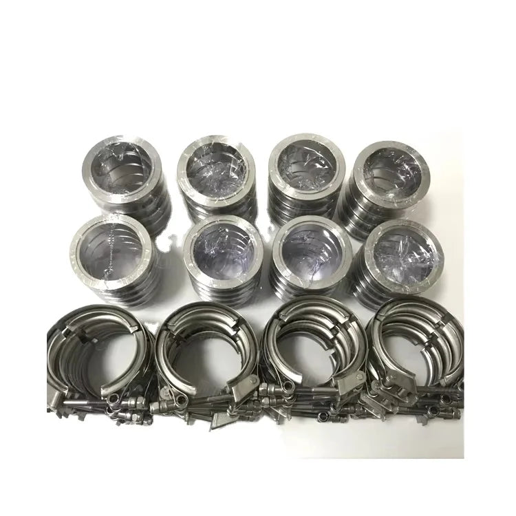 Car Accessories 1.5 Inch Stainless Steel Exhaust Quick Release V Band Clamp Flange Kits