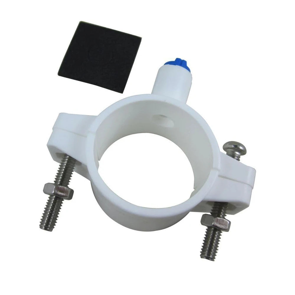 RO Water Filters Drain Saddle Valve with 1/4 Inch Quick Connect Used with Reverse Osmosis (RO) Systems.