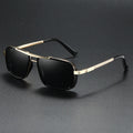 Unisex 511 Driver Sunglasses Custom Logo Metal Square Gun Frame Polarized Tac Lenses for Outdoor Fishing Travel UV400 Protection
