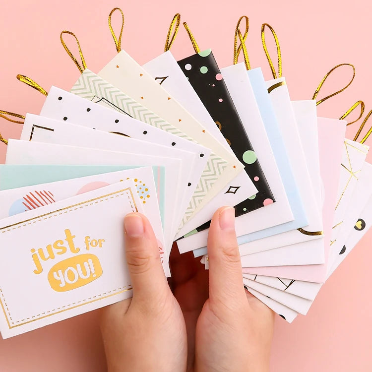 Custom logo Printing Printing Recycled Various Specifications Blank Business Happy Birthday Kraft Paper Gift Greeting Cards