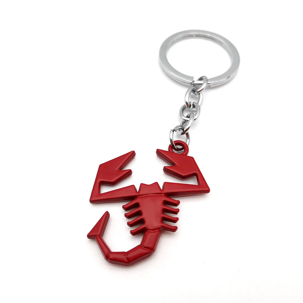 Wholesale Custom Scorpion Shaped Pendant Car Metal Keychain Auto Accessories Fashion Vintage Zinc Alloy Keyring Promotional