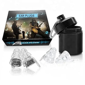 Concert Ear Plugs Reusable Silicone Noise Reduction Hearing Protection High Fidelity Filter Earplugs for Music DJ Events F1 Race