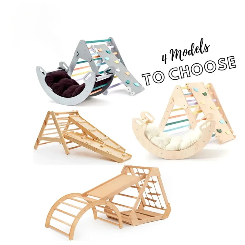 Kletterdreieck Piklers Triangle Kids Climbing Frame Montessori Climbing Gym Wooden Pickler Triangle Climbing Eco-Friendly Indoor