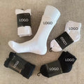 Wholesale Custom Basketball Socks Men Knitted Custom Logo Thick Bottom Sports Socks Custom