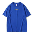 Custom 100% Cotton Men's T-shirt Luxury Streetwear Hip Hop 3D Pattern Heavyweight Oversized 220gsm Blank Tshirt Long Length