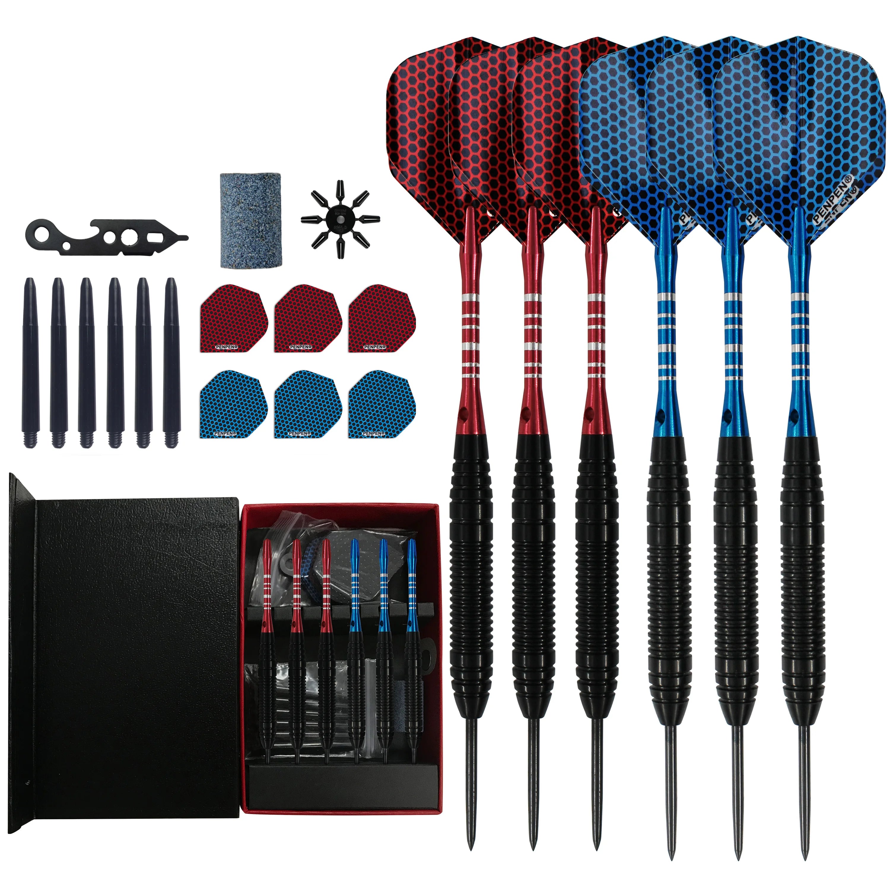 Stainless Steel Tip Professional Sports Darts Accessories 22g Durable Dart Black PENPEN Brand Customizable Logo Wholesale