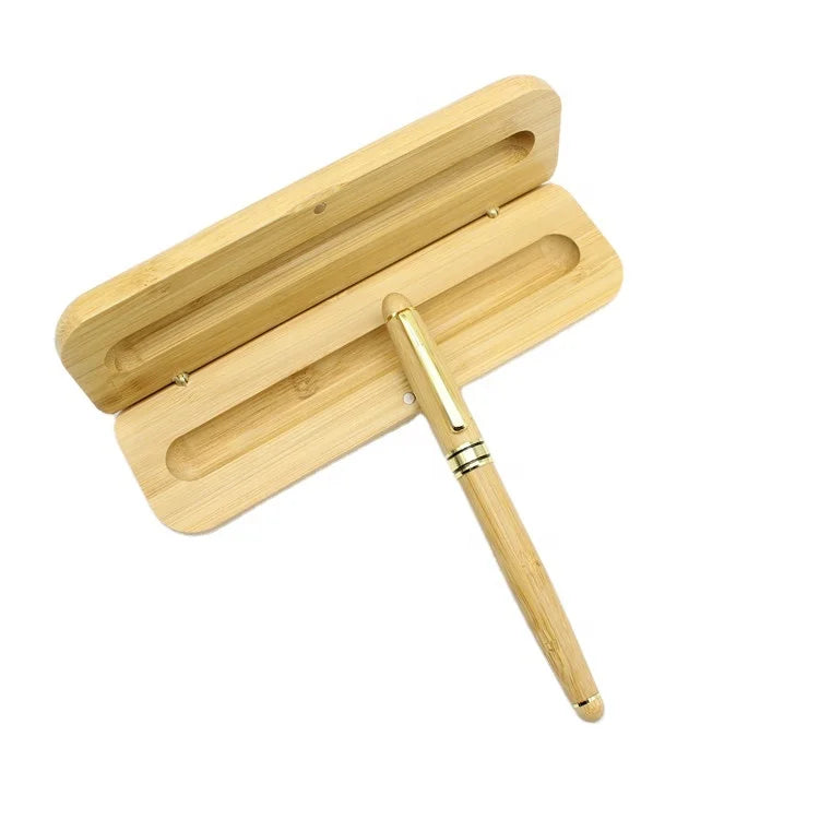 JINFUSI Eco-friendly Bamboo Set Signature Pen Eco-friendly Pen Custom logo Gift Pen