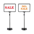 Logo Foyer Advertising Floor Poster Stand Menu Display Pedestal Signage Floor Display Stand Banner Stands Product Category