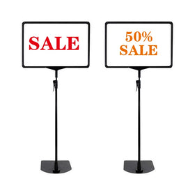 Logo Foyer Advertising Floor Poster Stand Menu Display Pedestal Signage Floor Display Stand Banner Stands Product Category