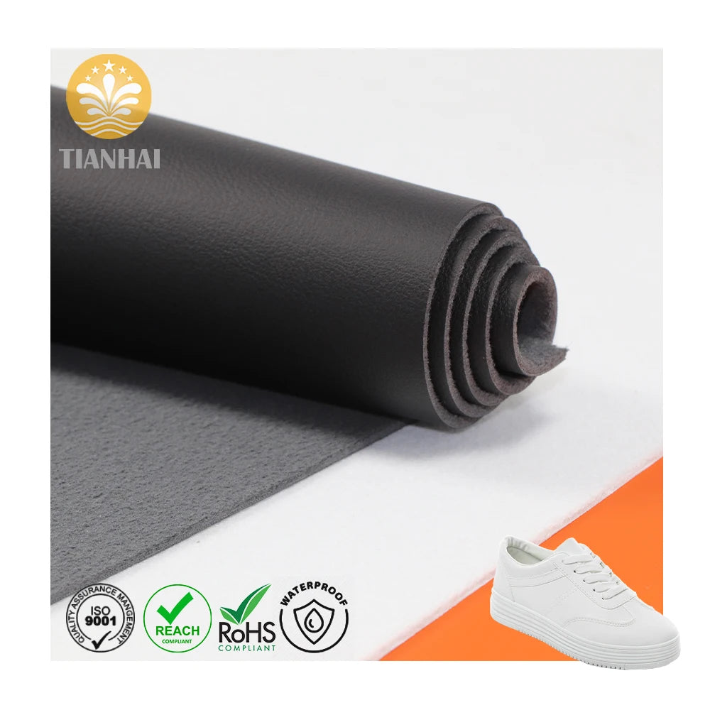 Factory Supply Colorful PU Artificial Leather Waterproof for Sports Shoes and Decorative Use