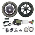 14 Inch 36V 48V 350W 500W Gearless Brushless Hub Motor Electric Bicycle Conversion Kit Electric Scooter Motor Kit