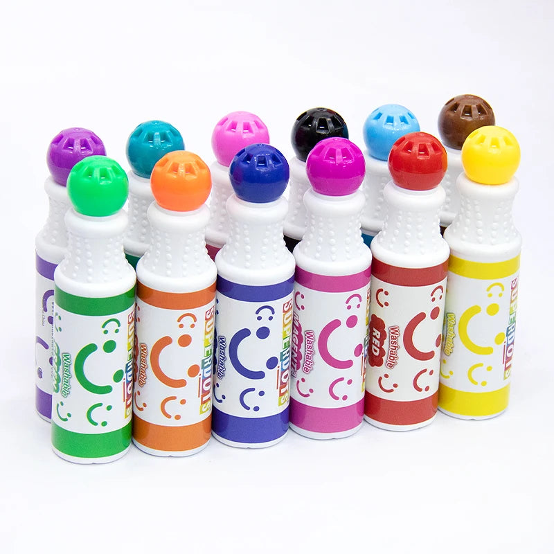Wholesale Colorful Graffiti Bingo Dauber Do a Dot Art Markers Magic Paint Art Markers Kids Drawing and Coloring Dot Markers