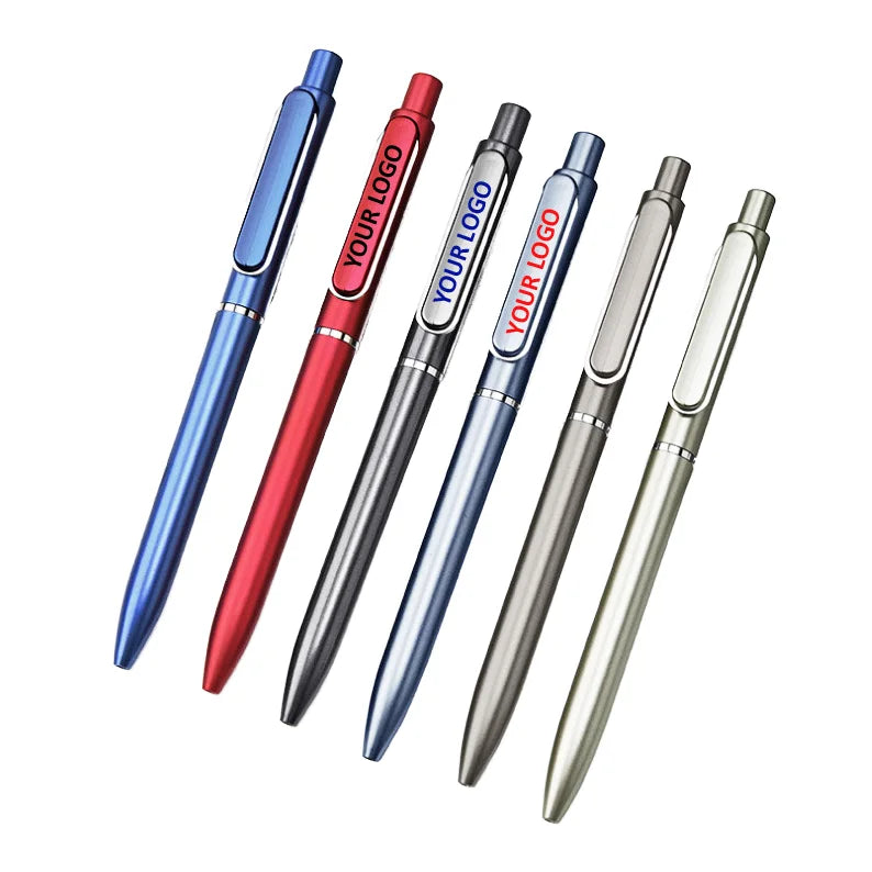 High-end Black Ink Business Pen Custom Logo Signature Pen Plastic Gel Pen