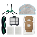 Vacuum Cleaner Parts Accessories for IRobot Combo 2 Essential Robot + Auto Empty Dock Q0520 Main Side Brush Dust Bag Filters Mop