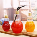 Light Bulb Bottle Plastic Empty 300ml 400ml 500ml 600ml 700ml Bulb Shape Pet Lighting clear Bauble Bottle With LED Light