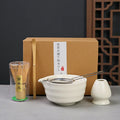 100% Natural Handmade Bamboo Matcha Tea Whisk Ceramic Material