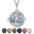 Tree of Life Custom Aromatherapy Cage Essential Oil Diffuser Lockets Pendant Necklace