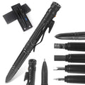 OEM logo Multitool Kugelschreiber Tactical Defense Pen LED Light Bottle Opener Aluminum Multi Function Pen