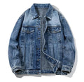 Custom logo Denim Jacket Autumn New Fashion Casual Men's Jacket Cotton Fashion Trend Style Cargo Denim Jacket