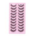 Factory Direct Sales of Half Powder Eyelash Tray 10 Pairs of Various Styles Matching Wholesale Sales