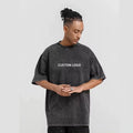 Manufacturer 100% Cotton t Shirt Graphic Heavyweight Streetwear Oversized for Custom DTG Printed Vintage Acid Wash Men t Shirt