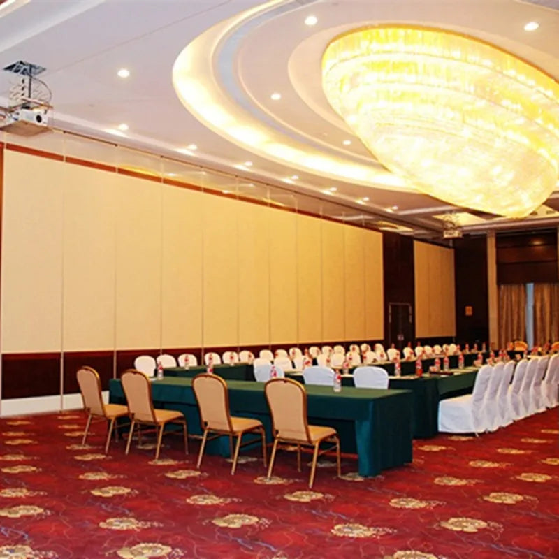 Fast Lead Time Aluminum Frame Sliding Wall One-stop Solution Movable Partition Walls for Banquet & Wedding Halls