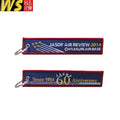 Good Quality Embroidered Key Chain Car Embroidered Keychain Motorcycle Key Chain Embroidered Double-Sided