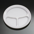 XUELI Custom Bulk Wholesale Durable Disposable Food Containers for Cafeterias & Catering Compartment White Plastic Meal Trays