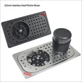 High Pressure Manual Cup Washer Latte Art Pitcher Rinser Drip Tray Stainless Steel Household Kitchen Sink Metal Glass Rinser