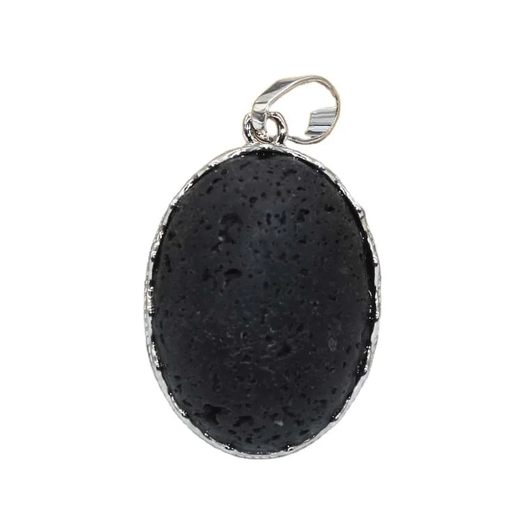 DIY Charorite Marble Gemstone 925 Sterling Silver Jewelry Silver Plated Crystal Pendent