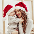 Factory Price Quality New Year Christmas Winter Sweater Knitted Hats Custom Family Christmas Knitter Hats for Parent-Child Cap