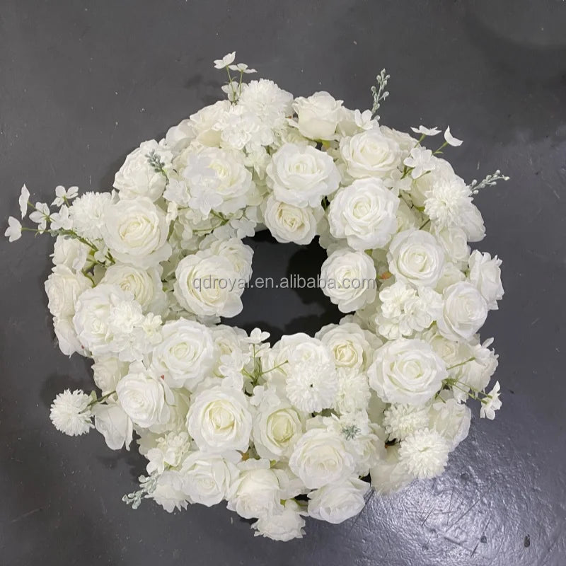 Flower Garland Artificial Wedding Decorative Flowers Wreaths and Plants Flower Balls Centerpieces for Wedding Decoration