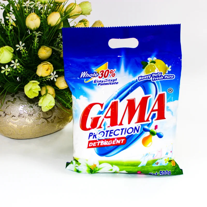 High Foam Eco-Friendly Disposable Detergent Wash Powder for Apparel with Flower Perfume-Wholesale