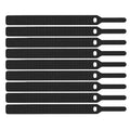 Wholesale Reusable Double Sided Self-Adhesive Hook and Loop Cinch Strap Small Flexible Cable Tie Black Polyester/Nylon