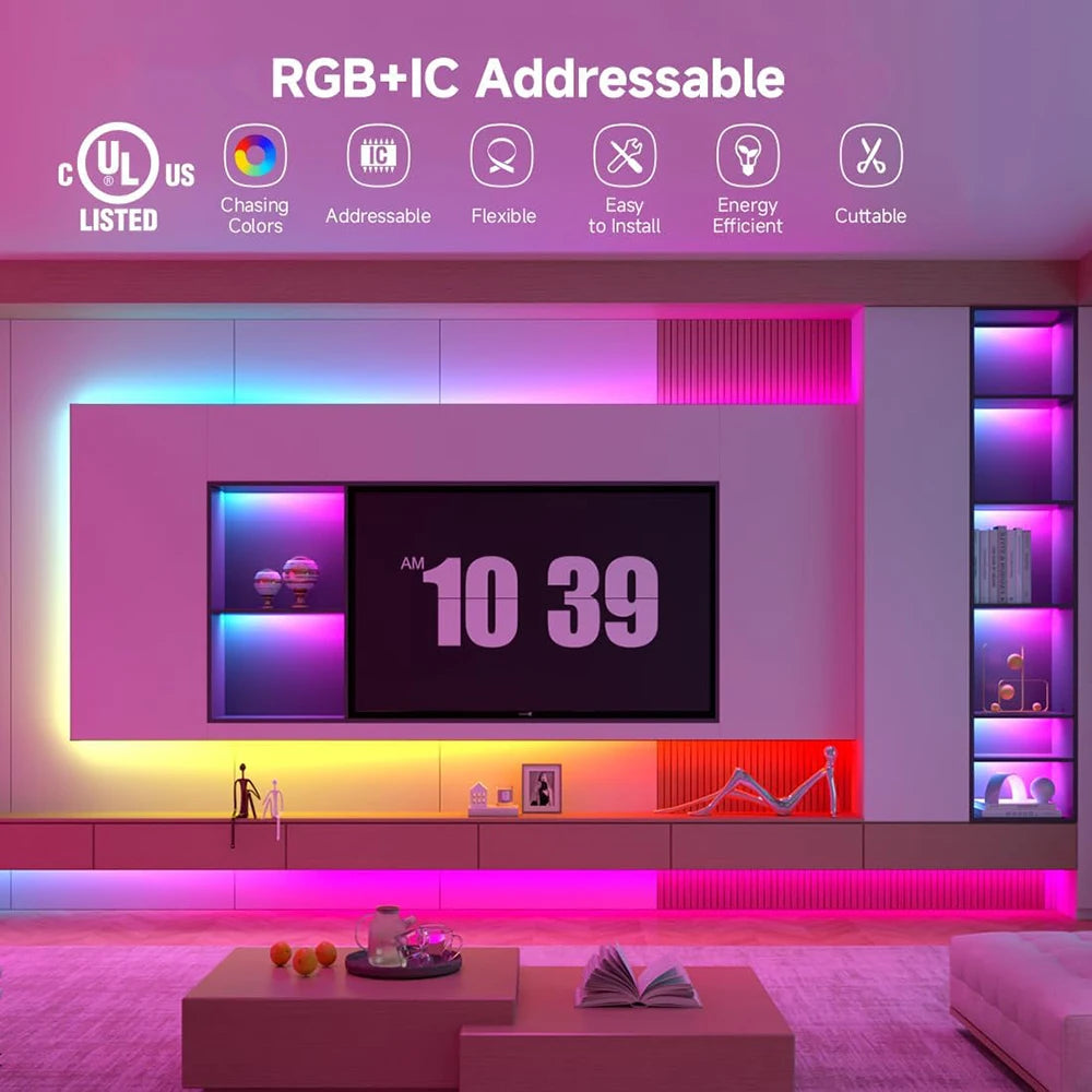 Brand New Dream Color Rgb Addressable DC5V 100leds Ip20 Ip30 Ip67 Ws2812b Ip65 Ws2812 Led Strip